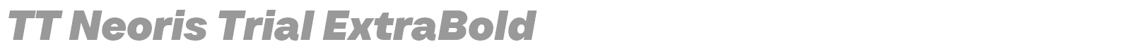 TT Neoris font preview
